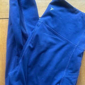 High Rise Navy Leggings